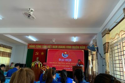 Chi Đoàn Trường Mầm non Lý Sơn tổ chức Đại hội Chi đoàn nhiệm kỳ 2023-2024