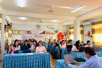 TRƯỜNG MẦM NON LÝ SƠN TỔ CHỨC TẬP HUẤN CHO CÁN BỘ, GIÁO VIÊN, NHÂN VIÊN THỰC HIỆN HỒ SƠ SỔ SÁCH ĐIỆN TỬ NĂM HỌC 2025 – 2026